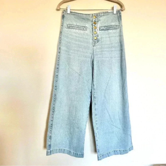 NEW WITH TAGS ZARA CULOTTE JEANS | size 36 - Picture 1 of 10